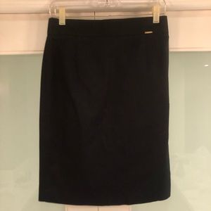 Calvin Klein black pencil skirt